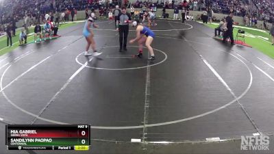 145 lbs Semifinal - Sandilynn Paopao, Centennial vs Mia Gabriel, Sierra Vista