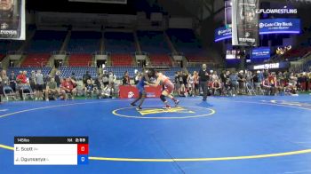 145 lbs Cons 8 #2 - Edward Scott, Pennsylvania vs Joshua Ogunsanya, Illinois