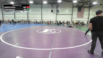 105 lbs Round 4 (1:30pm Friday) - Cyrus Millage, Iowa Black vs Andrew Garcia, Rough House W.C.
