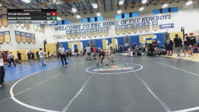 157 lbs Cons. Round 4 - Brant Rountree, Clay vs Dylan Williams, Bloomingdale