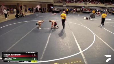 127 Championship Bracket Cons. Round 3 - Jack Hatton, Mounds View vs Brock Bottineau, Anoka