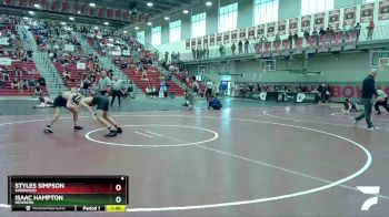 120 lbs Quarterfinal - Isaac Hampton, Newberg vs Styles Simpson, Sherwood