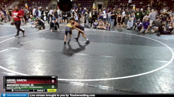 85-92 lbs Round 3 - Abdiel Garcia, Colorado vs Brenden Mason Jr., Ellicott Metro District Thunderhawks Wrestling Club