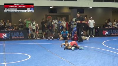 62 lbs Cons. Quarters - Dallas Carter, All I See Is Gold Academy vs Caleb Romero, Rampage Wrestling