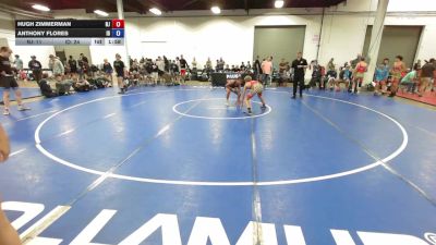 120 lbs Hugh Zimmerman, New Jersey vs Anthony Flores, Idaho
