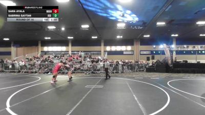 191 lbs Round Of 16 - Sara Ayala, Mountain View HS vs Sabrina Gaytan, Red Mountain WC