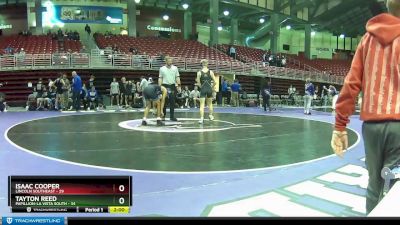 120 lbs Round 4 (6 Team) - Isaac Cooper, Lincoln Southeast vs Tayton Reed, Papillion-La Vista South