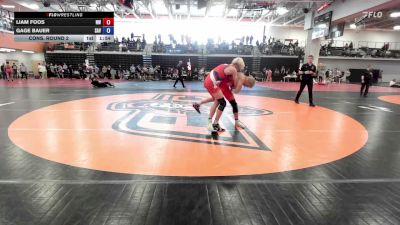 132 lbs Cons. Round 2 - Liam Foos, Nixa Wrestling vs Gage Bauer, Savannah