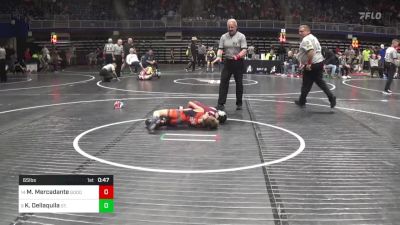 65 lbs Consi Of 16 #2 - Maxton Mercadante, Good Shepard Academy vs Kyle Dellaquila, St. Marys