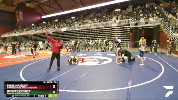 56 lbs Cons. Round 3 - Bridger Everitt, Rawlins Wrestling Club vs Miles Makelky, Eastside United Wrestling Club