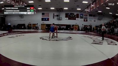 184 lbs Champ. Round 1 - Dawson Galvan, Concordia (wi) vs Gavin Graham, Msoe