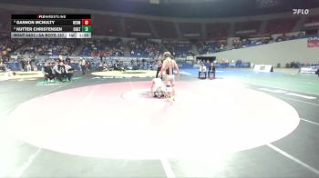 5A Boys 157 lbs 1st Place Match - Gannon McNulty, Redmond Boys vs Kutter Christensen, Crater Boys