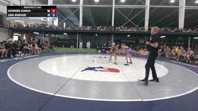 100 lbs Journiee Zuniga, Washington vs Aria Bushaw, South Carolina