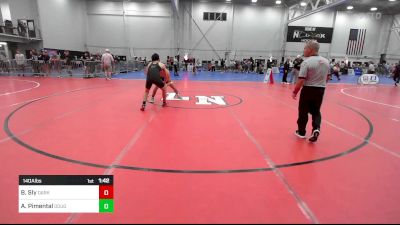 140A lbs Rr Rnd 2 - Bentley Sly, Darkhorse Wrestling vs Andrew Pimental, Doughboy