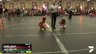 60 lbs Quarterfinal - Gabriel Groene, Woodshed Wrestling vs Justin Orellana, Cordoba Trained