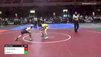 88 lbs Semifinal - Ben Krawczenko, Lions WC vs Daniel Alire, Somerton