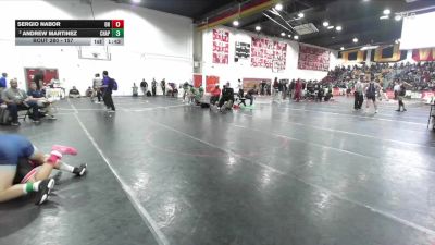 157 lbs Champ. Round 2 - Sergio Nabor, Oak Hills vs Andrew Martinez, Chaparral