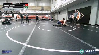 106 lbs 5th Place - Ashton Marzett, KIPP TULSA vs Caden Ryals, Fort Gibson Youth Wrestling