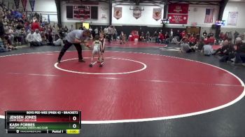 Semifinal - Jensen Jones, Camp Point Kids Club vs Kash Forbes, Fort Madison Wrestling Club