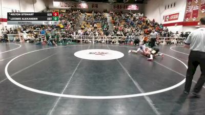 157 lbs Semifinal - Loomis Alexander, Greybull/Riverside vs Kelton Stewart, Glenrock