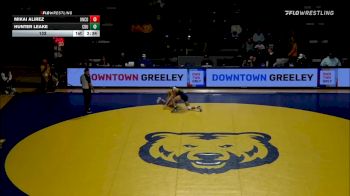 133 lbs Mikai Alirez, Northern Colorado vs Hunter Leake, California Baptist