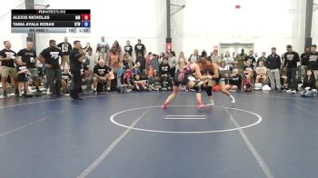 58 lbs Rr Rnd 1 - Alexis Nicholas, Maryland Mana - W vs Tania Ayala Rosas, Cordoba Trained - W