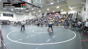 285 lbs Cons. Round 2 - Carlos Barrera, Shadow Hills vs Eliseo Lucas, South El Monte