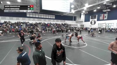 144 lbs Champ. Round 1 - Lucas Hernandez, Riverside vs Jaden Eisagholian, ChurchBoyz WC