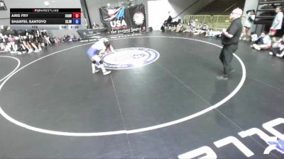 115 lbs Aris Fry, SAWA - Sacramento Area Wrestling Association vs Shantel Santoyo, SJWA - San Joaquin Wrestling Association