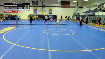 133 lbs 1st Place Match - Jaymeson Vander Velde, Iowa Western Community College vs Logan Crawford, Northeast Oklahoma