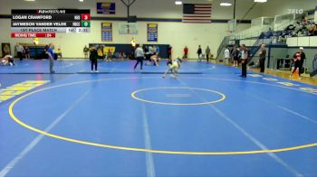 133 lbs 1st Place Match - Jaymeson Vander Velde, Iowa Western Community College vs Logan Crawford, Northeast Oklahoma