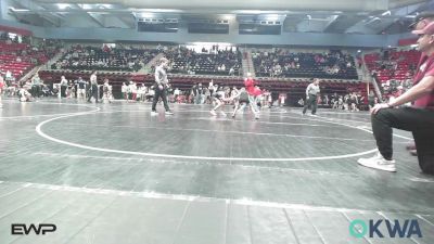 67 lbs Consi Of 4 - Maverick Meacham, Lincoln Christian vs Jerzey Charlton, Beggs Youth Wrestling Program