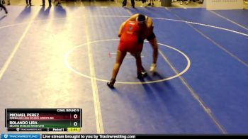 182 lbs Cons. Round 5 - Michael Perez, Firebaugh High School Wrestling vs Rolando Lira, Delano Diablos Wrestling