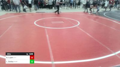 46 lbs Quarterfinal - Silas Lujan, Little Warrior WC vs Landon Dailey, Nebraska Wr Ac