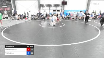 66 kg Quarterfinal - Nicholas Lamorte, Vougar's Honors Wrestling vs Tee Ward, Michigan Grapplers