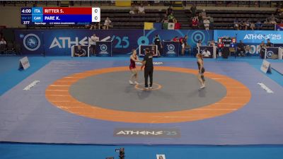 57 kg Repechage - Sophie Ritter, Italy vs Kai Pare, Canada