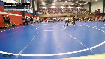 144 lbs Round Of 16 - Garrison Bobo, Jenks vs Taghee Crowels, Bartlesville High School