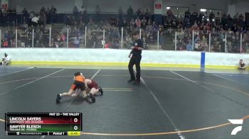 52 lbs Cons. Round 4 - Lincoln Sayers, Northwest Red Crushers vs Sawyer Blesch, Trojans WC -Sturgis