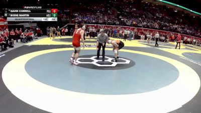 D3-150 lbs Quarterfinal - Bodie Martin, Amanda-Clearcreek vs Gavin Cornell, Port Clinton