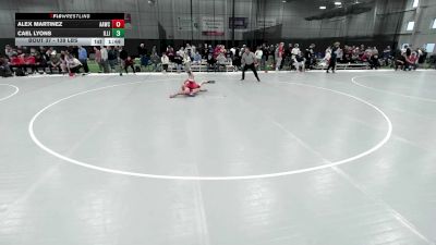 138 lbs Champ. Rd Of 64 - Alex Martinez, All American Wrestling Club vs Cael Lyons, Illinois