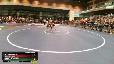 110 lbs Cons. Round 3 - Baylee Keegan, Culver vs Desiery Fernandez, Del Oro