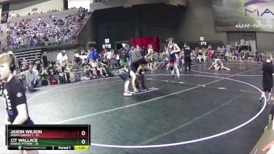 112 lbs Round 1 (4 Team) - Cit Wallace, Kansas Python vs Jaxon Wilson, North Dakota 1