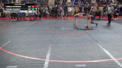 100_G lbs Consolation - Amelia Peterson, Tunkhannock vs Gianna D'Angelo, Greensburg Salem