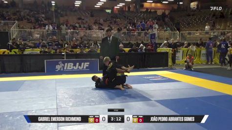 João Pedro Abrantes Gomes vs Gabriel Emerson Richmond 2025 Pan Kids Jiu-Jitsu IBJJF Championship