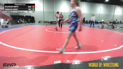 100 lbs Rr Rnd 5 - BlakeLee Smith, SOTM Lady Outlaw vs Rebekah Smith, Funky Singlets K-6