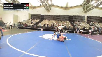 122-H lbs Round Of 16 - Aidan Matias, Cordoba Trained vs Andrew Poh, Vougar Honor Wrestling