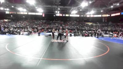 3A 106 lbs Champ. Round 1 - Cooper Peterson, Challis vs Richard Krohn, Parma