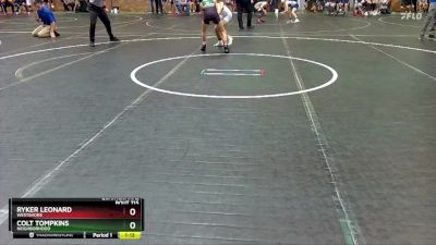 80 lbs Quarterfinal - Colt Tompkins, Neighborhood vs Ryker Leonard, Westshore