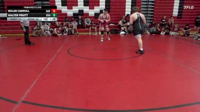 285 lbs Round 3 (4 Team) - Walter Pruitt, Sparkman vs Nolan Carroll, Hartselle