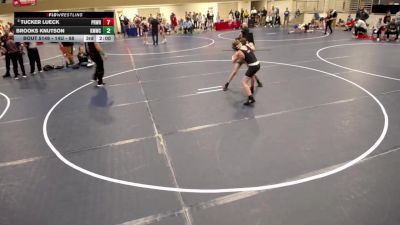 14U - 132 lbs Cons. Round 1 - Lucas Schwartz, North Branch Wrestling vs Nico Pruett, Maple Grove Wrestling Club